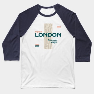 Explore London Tshirt Baseball T-Shirt